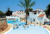 Pool Area At The Talayot Apartments
